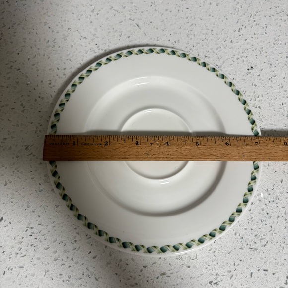 Portmeirion China Ladies Flower Garden Cream Soup Bowl & Saucer Set Vintage - Picture 15 of 16